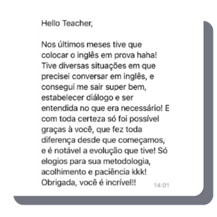 Depoimentos - Moon Private English Classes 14
