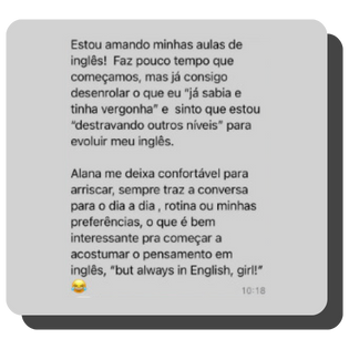 Depoimentos - Moon Private English Classes 12