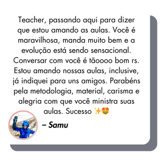 Depoimentos - Moon Private English Classes 4
